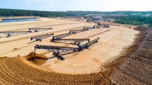EPCM. Construction of the gold heap leaching site